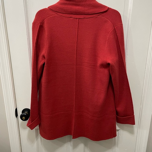 NWT Magaschoni Cardigan with Fringe Accents - Picture 2 of 4